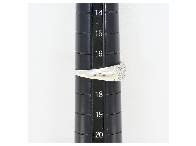 Autre Marque Anello fede in platino PT900 con diamante - vista 7
