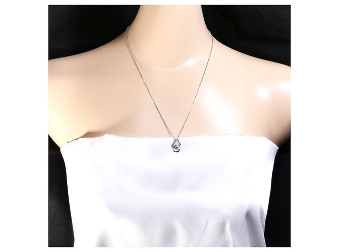 Autre Marque Collana in oro bianco 10K e diamanti D'oro - vista 5