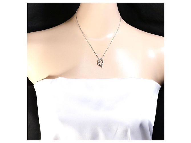 Autre Marque Halskette aus 10K Weißgold mit Diamant Golden - Ansicht 5