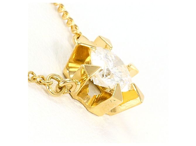 Autre Marque Halskette aus 18K Gelbgold mit Diamant Golden - Ansicht 3