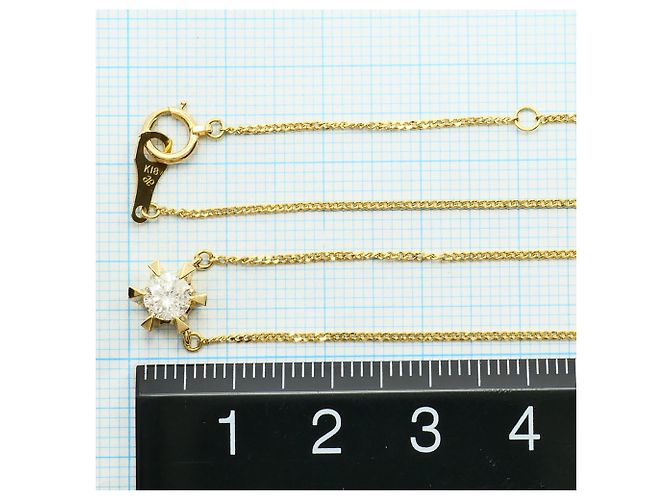 Autre Marque Halskette aus 18K Gelbgold mit Diamant Golden - Ansicht 6