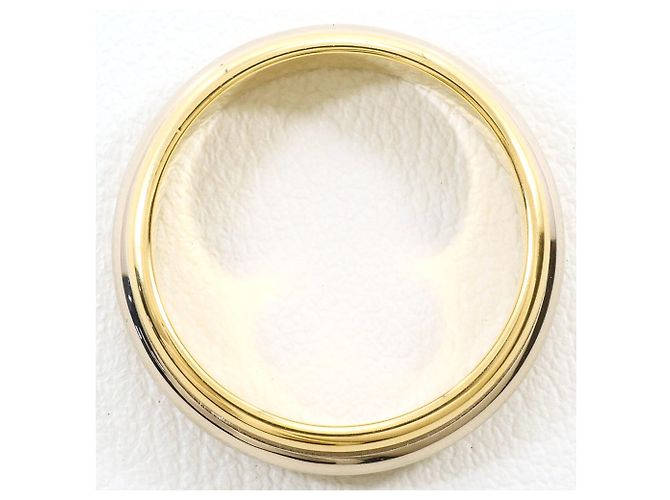 Autre Marque 18K Goldring Weißgold und Gelbgold Golden - Ansicht 2