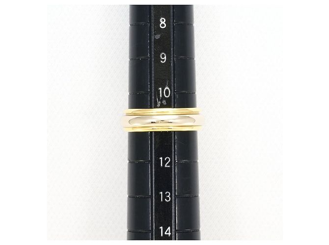 Autre Marque 18K Goldring Weißgold und Gelbgold Golden - Ansicht 6