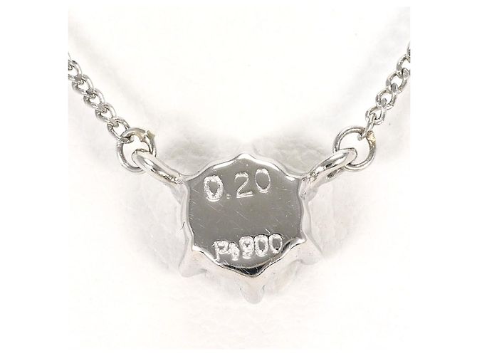 Autre Marque Collar de platino y diamantes - vista 3