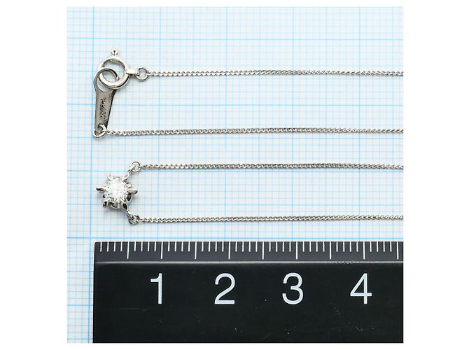 Autre Marque Collar de platino y diamantes - vista 5