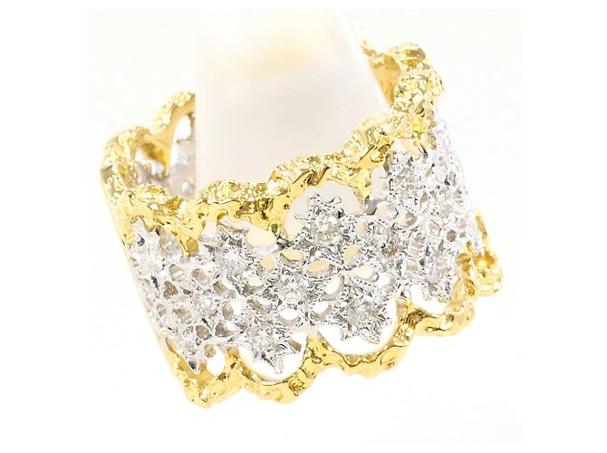 Autre Marque Anello fede con diamanti 18K D'oro - vista 3