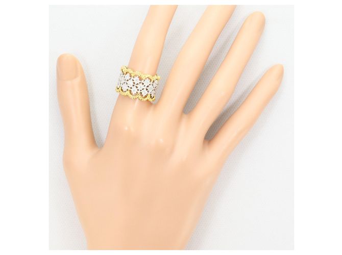 Autre Marque Anello fede con diamanti 18K D'oro - vista 6