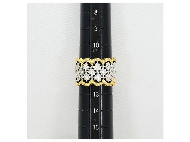 Autre Marque Anello fede con diamanti 18K D'oro - vista 7