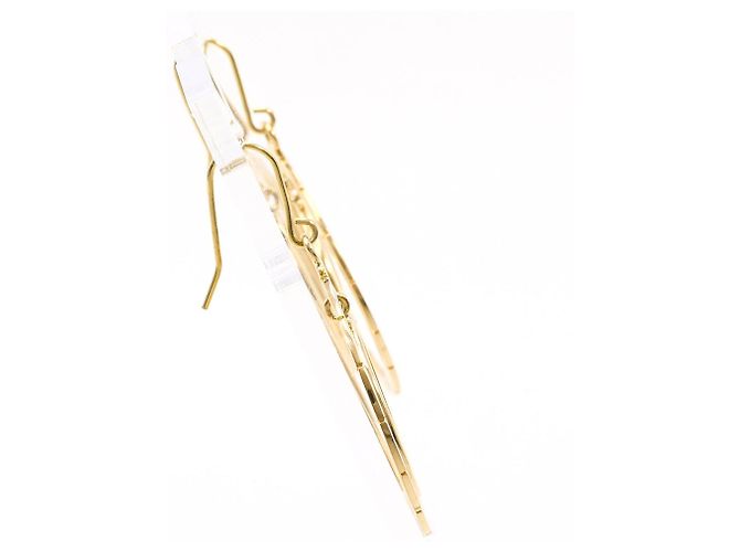 Autre Marque Pendientes colgantes de oro amarillo 24K K24 Dorado - vista 2