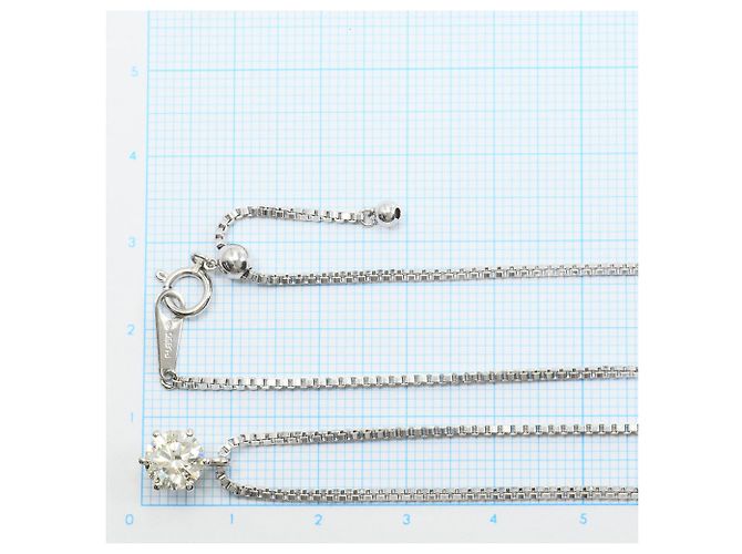 Autre Marque Collar de platino PT850 con diamante amarillo - vista 5