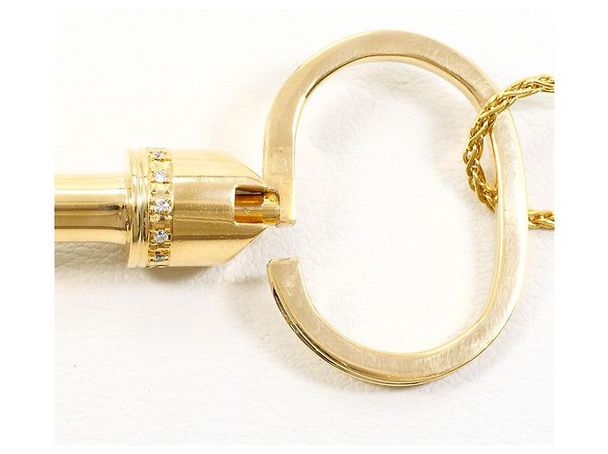 Autre Marque Collana in oro giallo 18K con diamante D'oro - vista 5