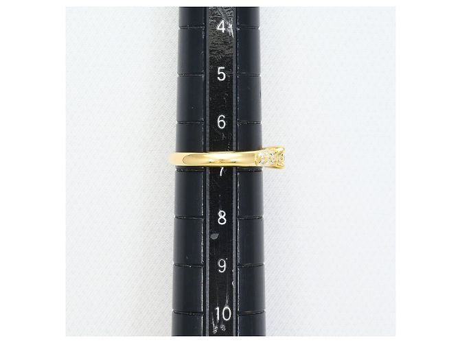 Autre Marque Anello fede in oro giallo 18K e diamanti D'oro - vista 8
