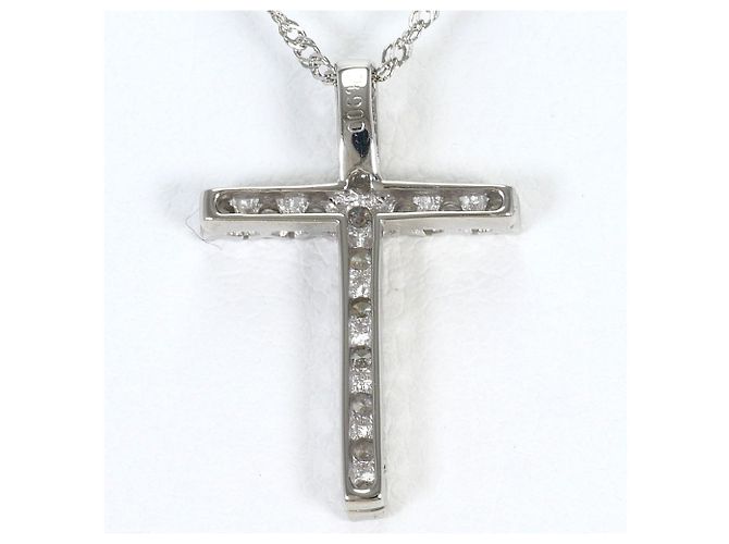 Autre Marque Collar elegante de platino con diamante - vista 3