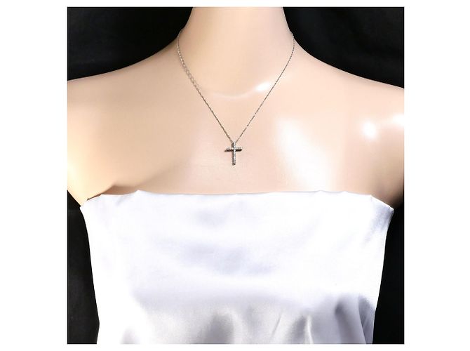 Autre Marque Collar elegante de platino con diamante - vista 5