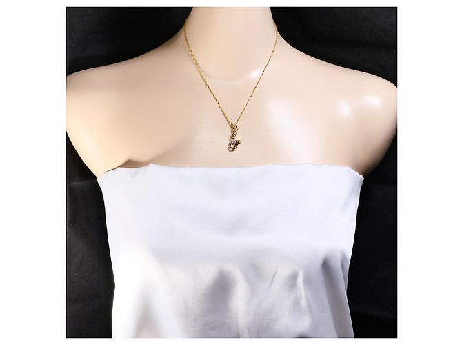 Autre Marque Collar de oro 18K con diamante Dorado - vista 6