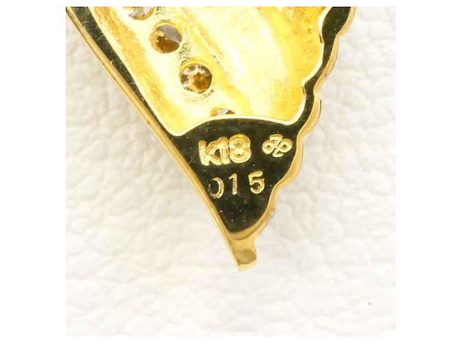 Autre Marque Colar elegante em ouro 18K com diamante Dourado - vista 4