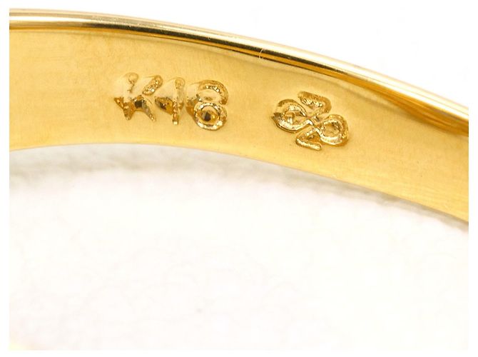 Autre Marque Anello fede in oro giallo 18K con diamante e zaffiro D'oro - vista 5