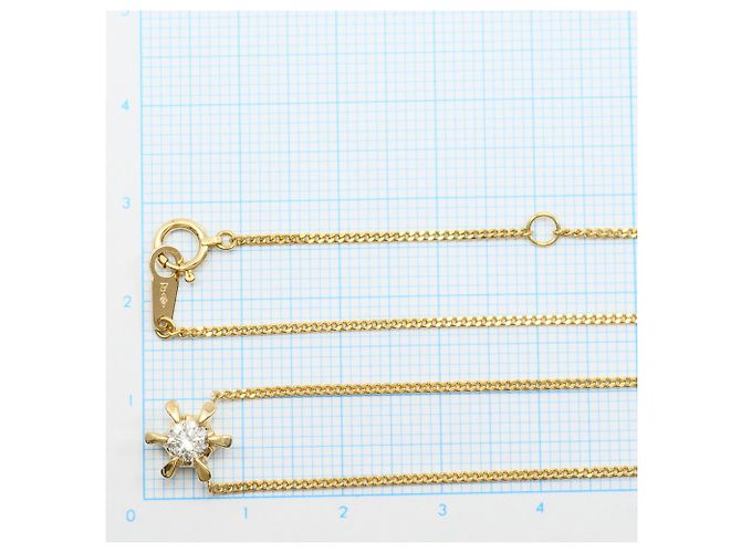 Autre Marque Halskette aus 18K Gelbgold mit Diamant Golden - Ansicht 5