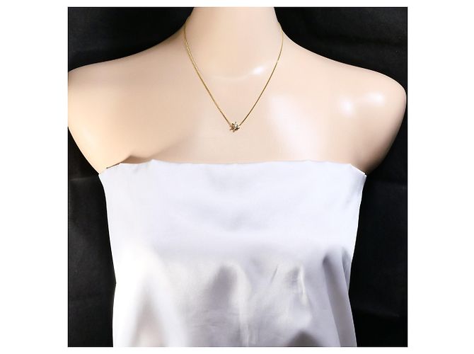 Autre Marque Halskette aus 18K Gelbgold mit Diamant Golden - Ansicht 6