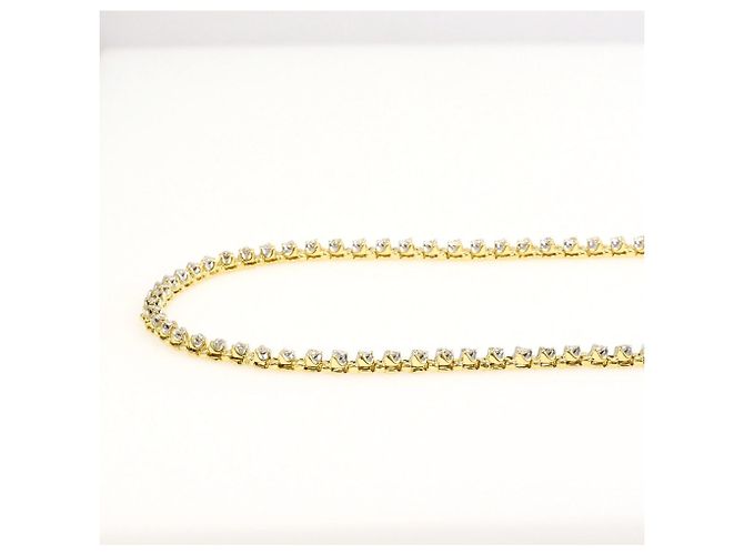 Autre Marque Collana in oro giallo 18K con diamante D'oro - vista 3