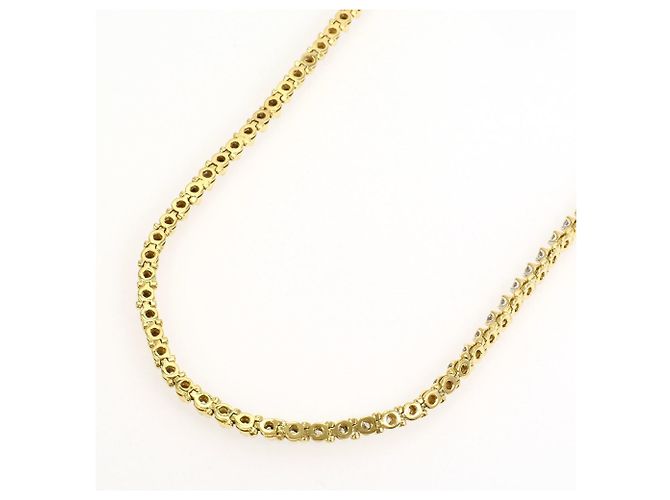 Autre Marque Collana in oro giallo 18K con diamante D'oro - vista 4