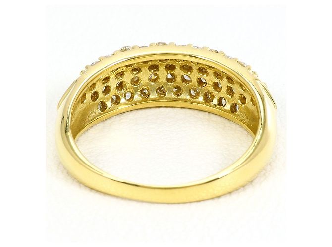 Autre Marque Bandring aus 18K Gelbgold mit Diamant Golden - Ansicht 4