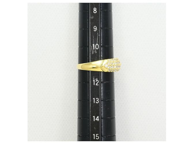 Autre Marque Bandring aus 18K Gelbgold mit Diamant Golden - Ansicht 8