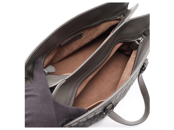 Borsa Tote 2-Way Intrecciato Bottega Veneta Marrone - vista 3
