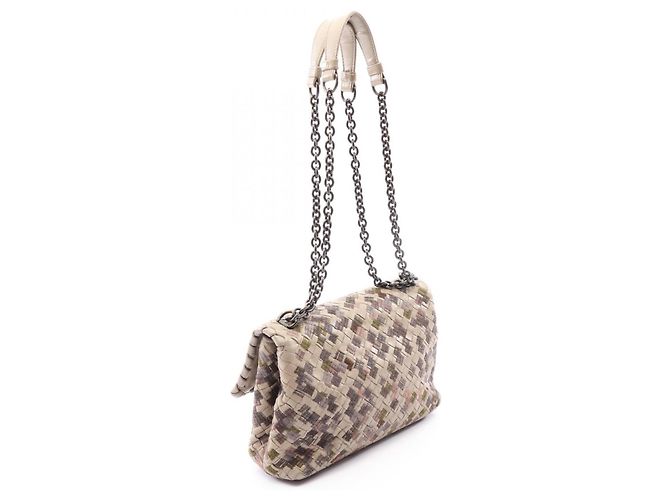 Bottega Veneta Borsa a Tracolla Small Olympia Marrone Multicolore - vista 2