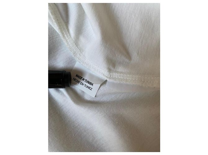 Autre Marque MAX&Co. T-shirt de algodão branco com aplicação de robô Vermelho Azul Multicor - vista 4