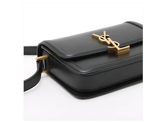 Autre Marque Saint Laurent Solferino Leather Small Negro - vista 4