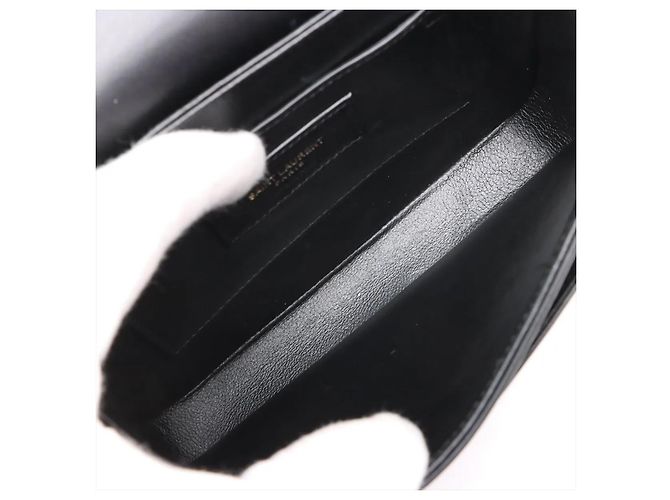 Autre Marque Saint Laurent Solferino Leather Small Negro - vista 7