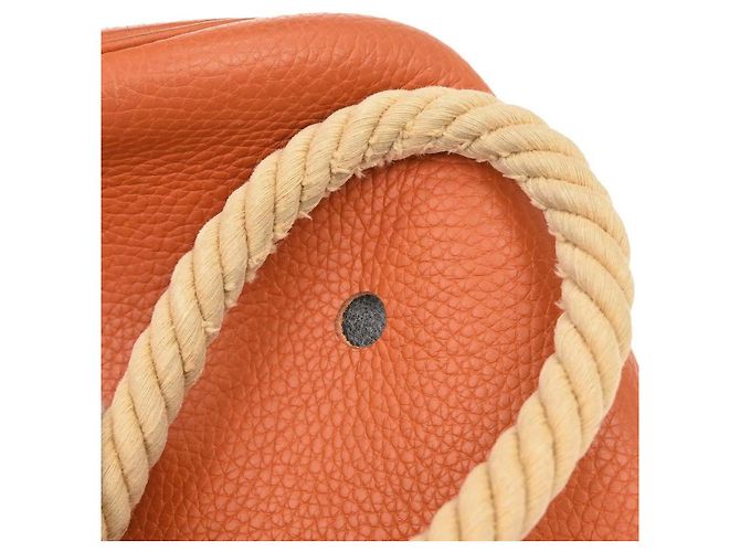 Hermès Hermes Mangeoire Clemence PM Laranja - vista 6