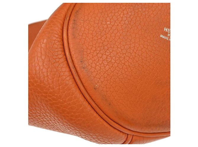 Hermès Hermes Mangeoire Clemence PM Laranja - vista 7