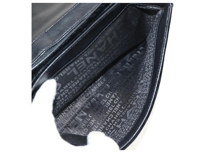 Chanel Camellia No.5 Chain Flap Velvet Large Schwarz - Ansicht 5