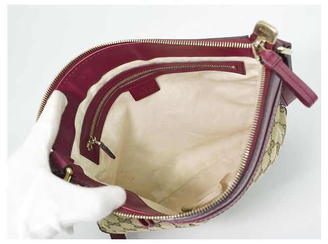 Gucci Mayfair Messenger GG Canvas and Leather Beige - Ansicht 4