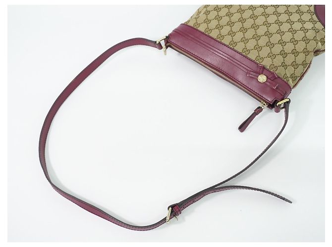 Gucci Mayfair Messenger GG Canvas and Leather Beige - Ansicht 7