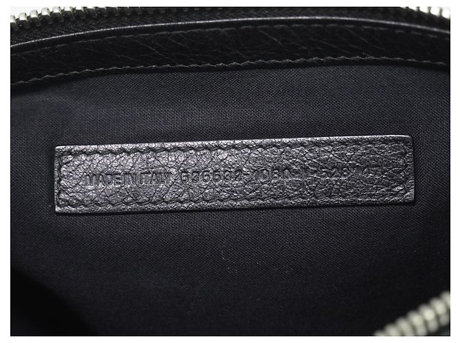 Balenciaga Graffiti Leather Nero - vista 5