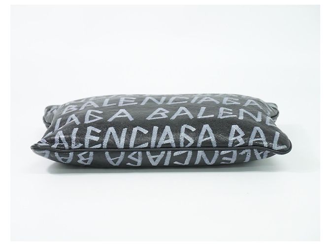 Balenciaga Graffiti Leather Nero - vista 7