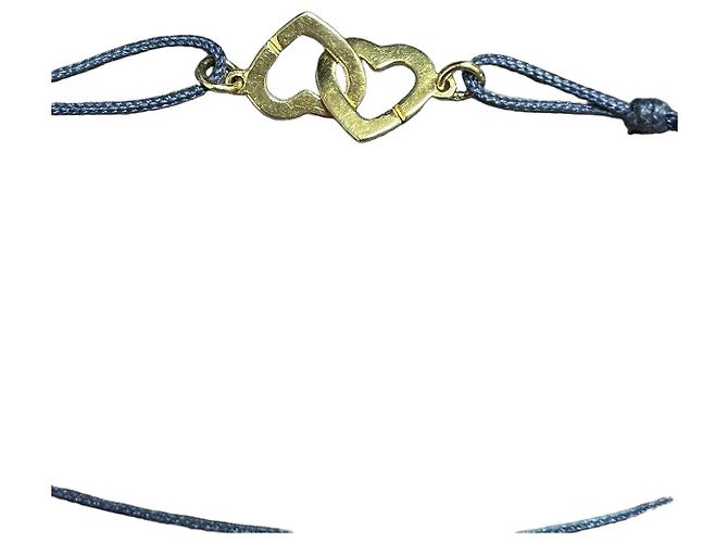 Bracciale Dinh Van in oro giallo double cœurs D'oro - vista 4