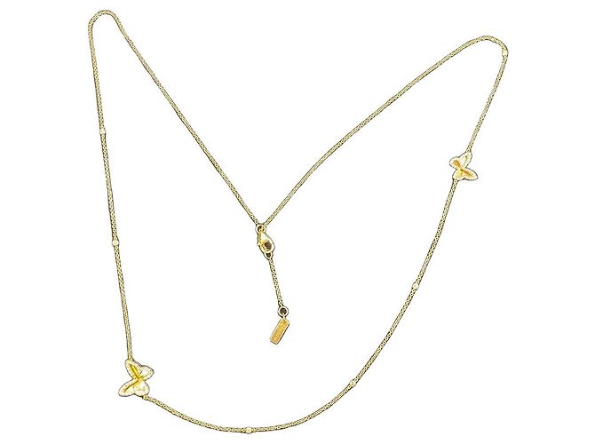 Collar Messika Butterfly en oro amarillo, diamantes y mariposas - vista 2