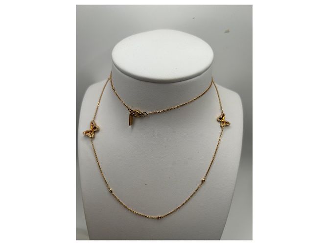Collar Messika Butterfly en oro amarillo, diamantes y mariposas - vista 6