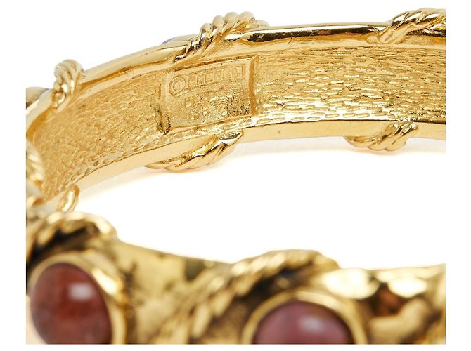 Chanel Set Bracciali Vintage Gripoix e Logo CC D'oro - vista 3