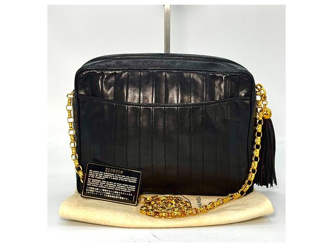 Chanel Mademoiselle Camera Quilted Lambskin Large Schwarz - Ansicht 2