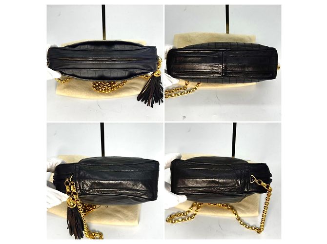 Chanel Mademoiselle Camera Quilted Lambskin Large Schwarz - Ansicht 3
