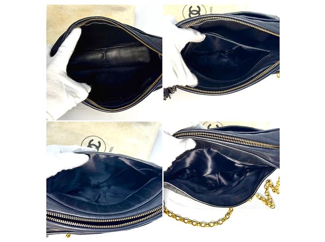 Chanel Mademoiselle Camera Quilted Lambskin Large Schwarz - Ansicht 6