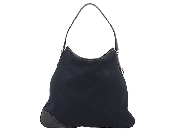 Gucci New Britt Hobo GG Canvas Medium Nero - vista 2