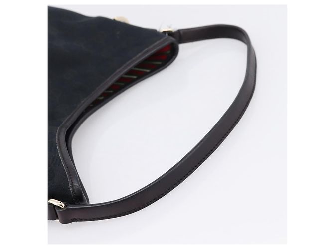 Gucci New Britt Hobo GG Canvas Medium Nero - vista 5