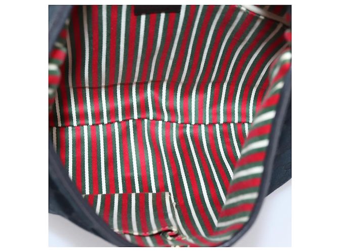 Gucci New Britt Hobo GG Canvas Medium Nero - vista 6