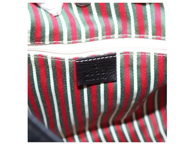 Gucci New Britt Hobo GG Canvas Medium Nero - vista 7